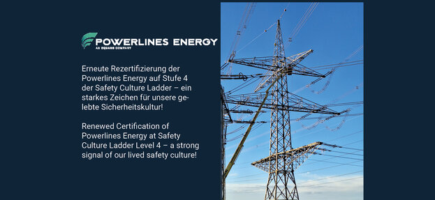 [Translate to English:] Picture of Transmission Tower with headline
